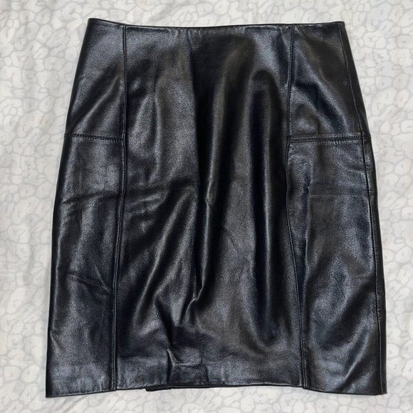 Rebecca Minkoff Leather 'Jack' Skirt with buttons - size small - Picture 6 of 9